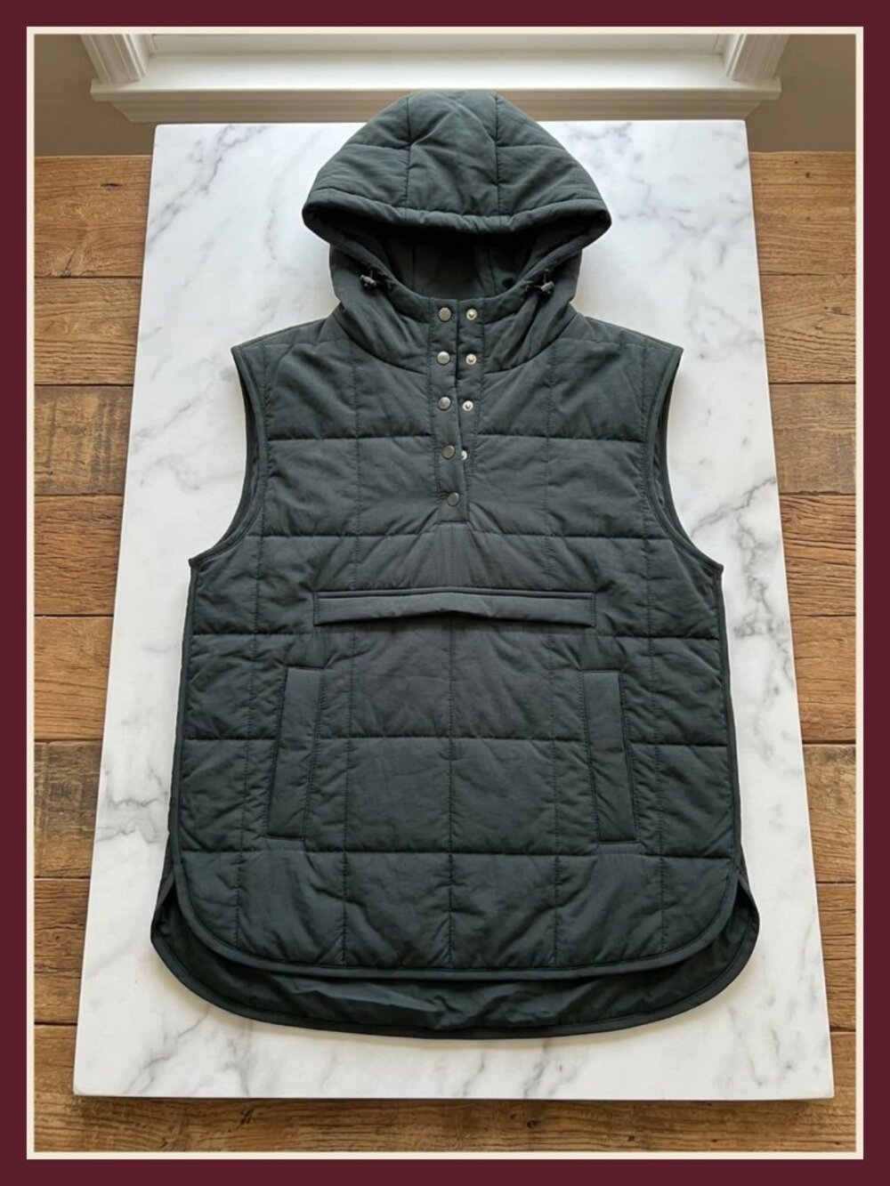 Women's Quilted Puffer Vest Sleeveless Button Down Winter